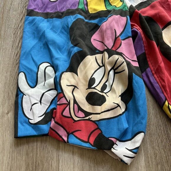 RARE Vintage Handmade Custom Walt Disney Mickey High Waist Skater Shorts 80s 90s - Picture 7 of 13
